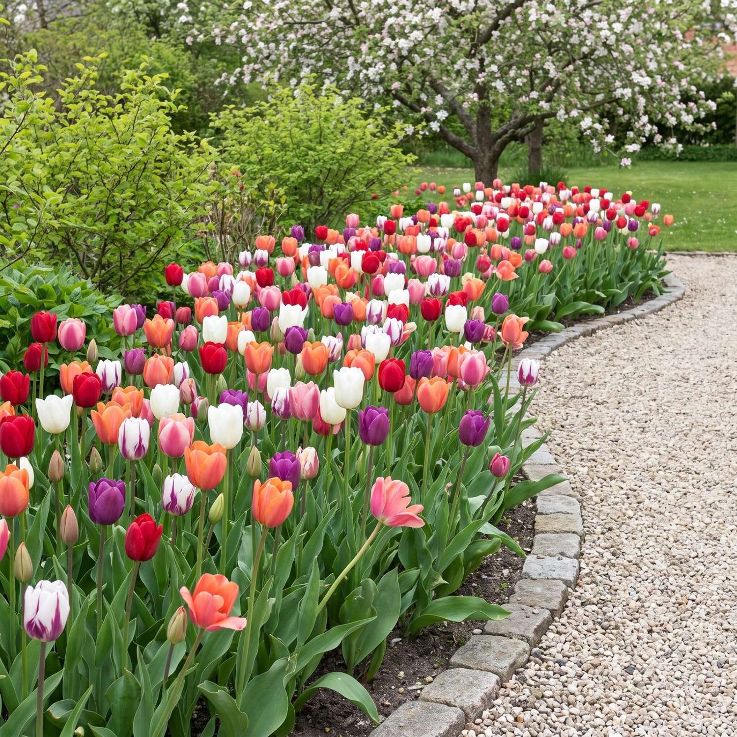 Færdigbed 'Rainbow Garden' (1 m²)